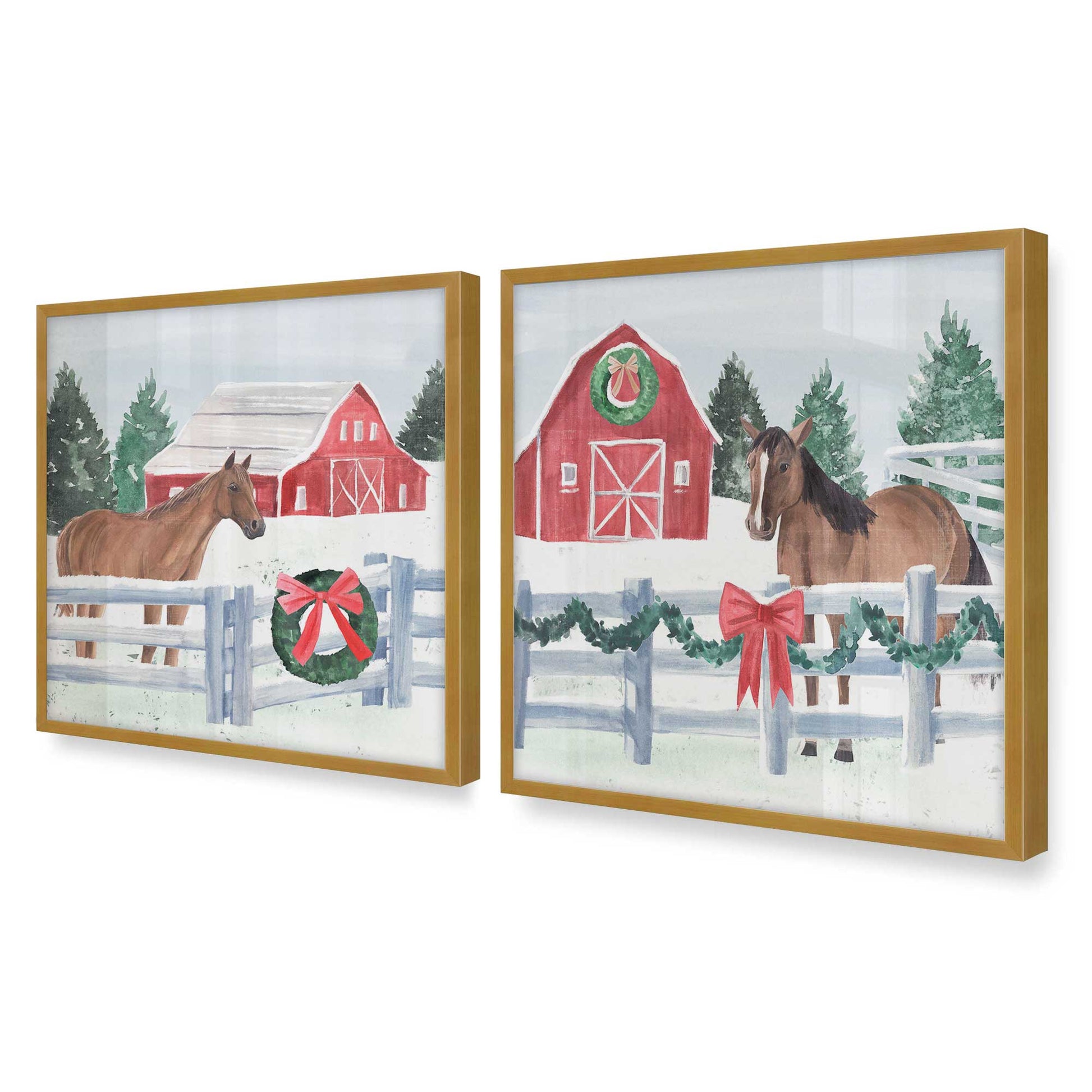 [Color:Polished Gold], Picture of art in a Polished Gold frame of the corner