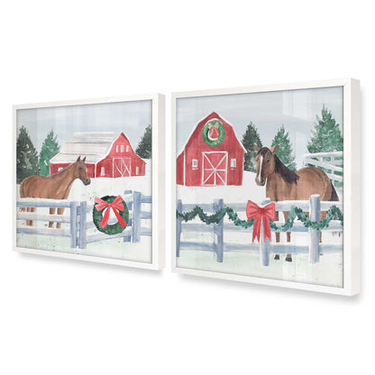 [Color:Opaque White], Picture of art in an Opaque White frame at an angle