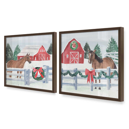 [Color:Belvinder Brown], Picture of art in a Belvinder Brown frame at an angle