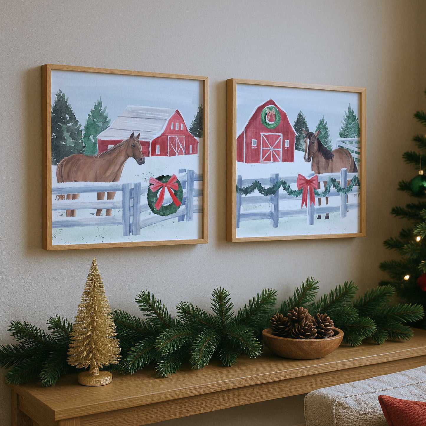 [Color:American Maple], Picture of art in an American Maple frame