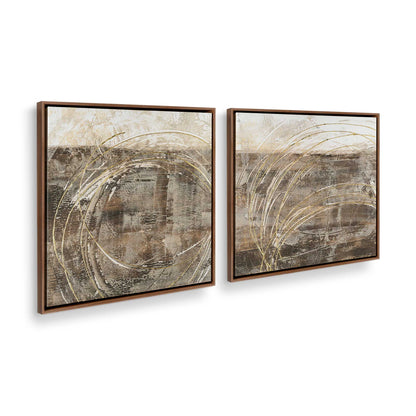 [Color:Walnut], Picture of the corner of the art