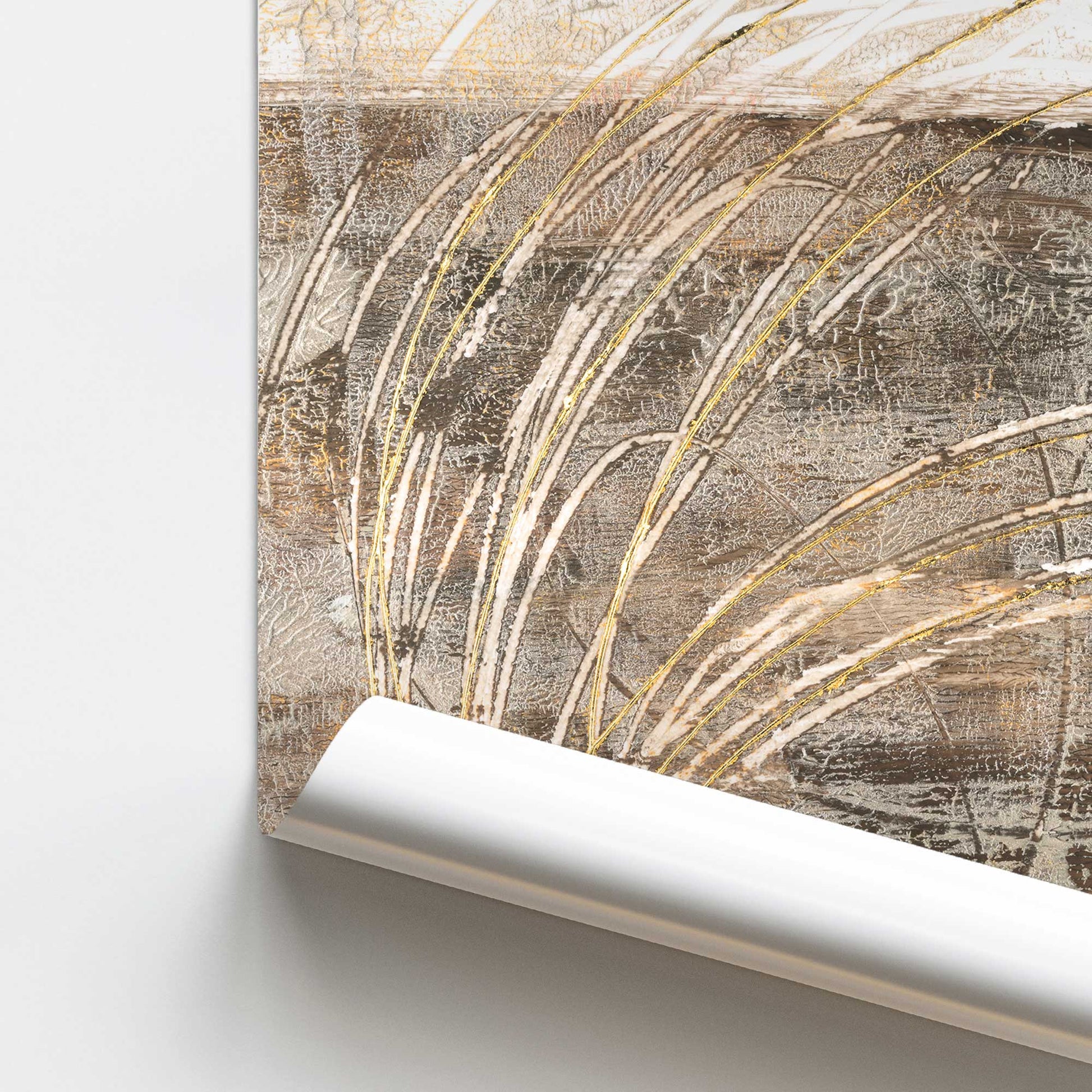 [color:Rolled Print], Picture of close up of art