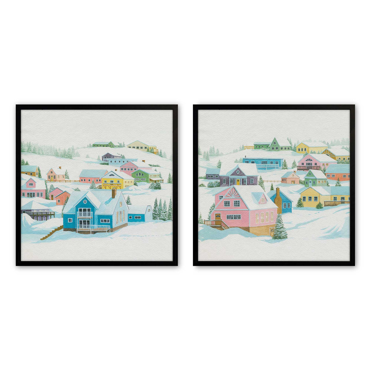 [Color:Satin Black], Picture of art in a Satin Black frame
