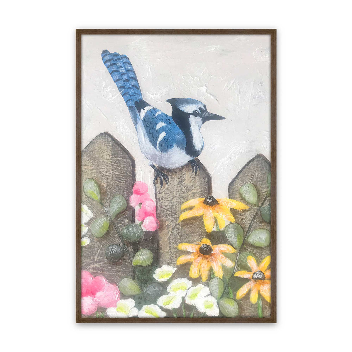 [Color:Walnut], Picture of art in a Walnut frame