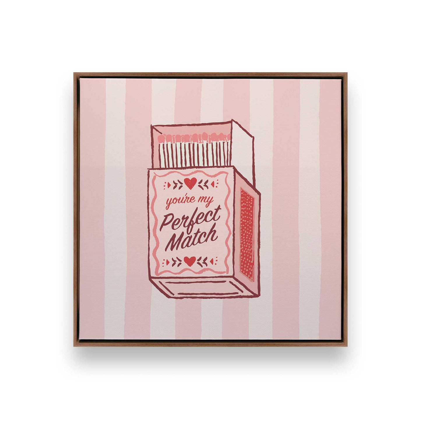 [Color:Walnut], Picture of art in a Walnut frame