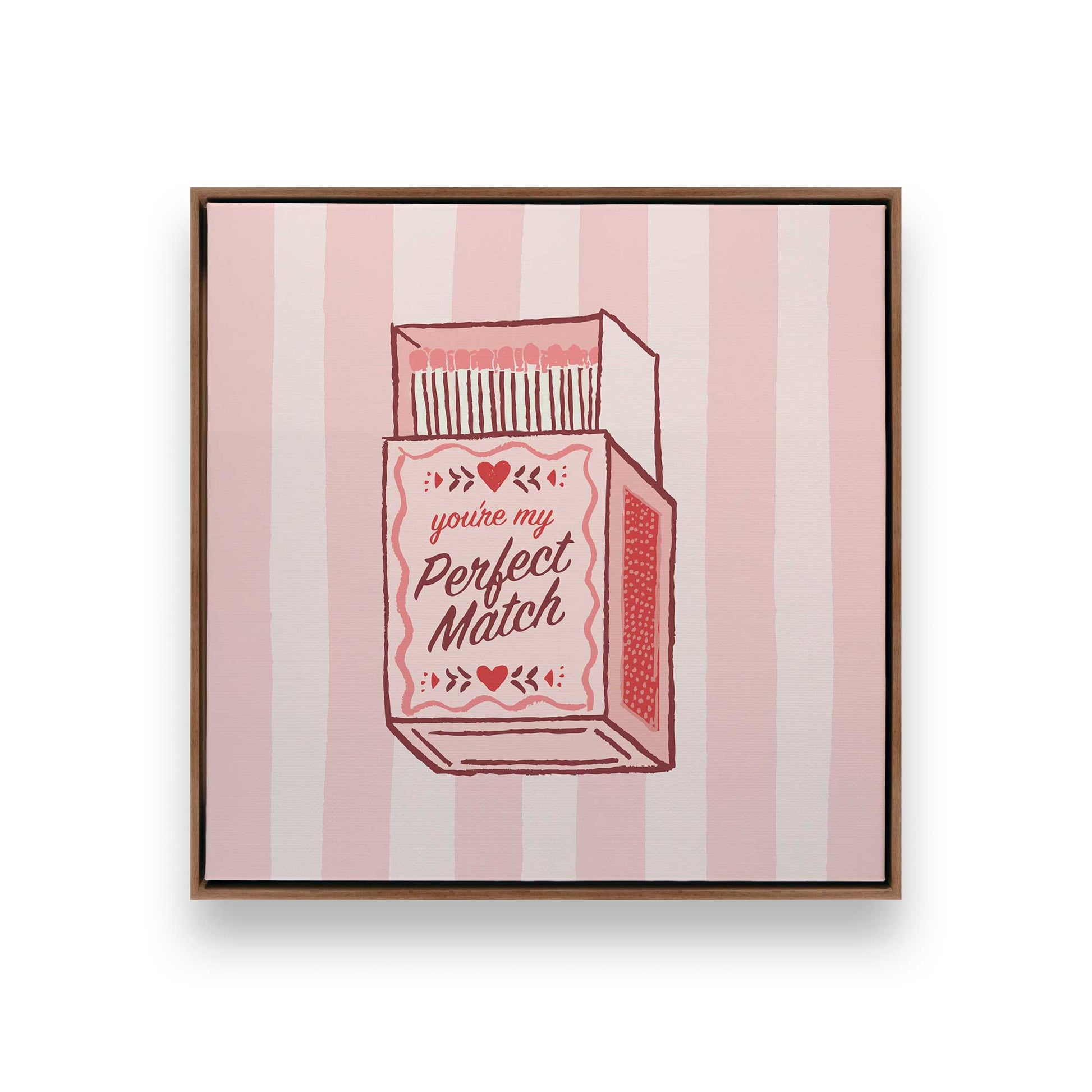 [Color:Walnut], Picture of art in a Walnut frame