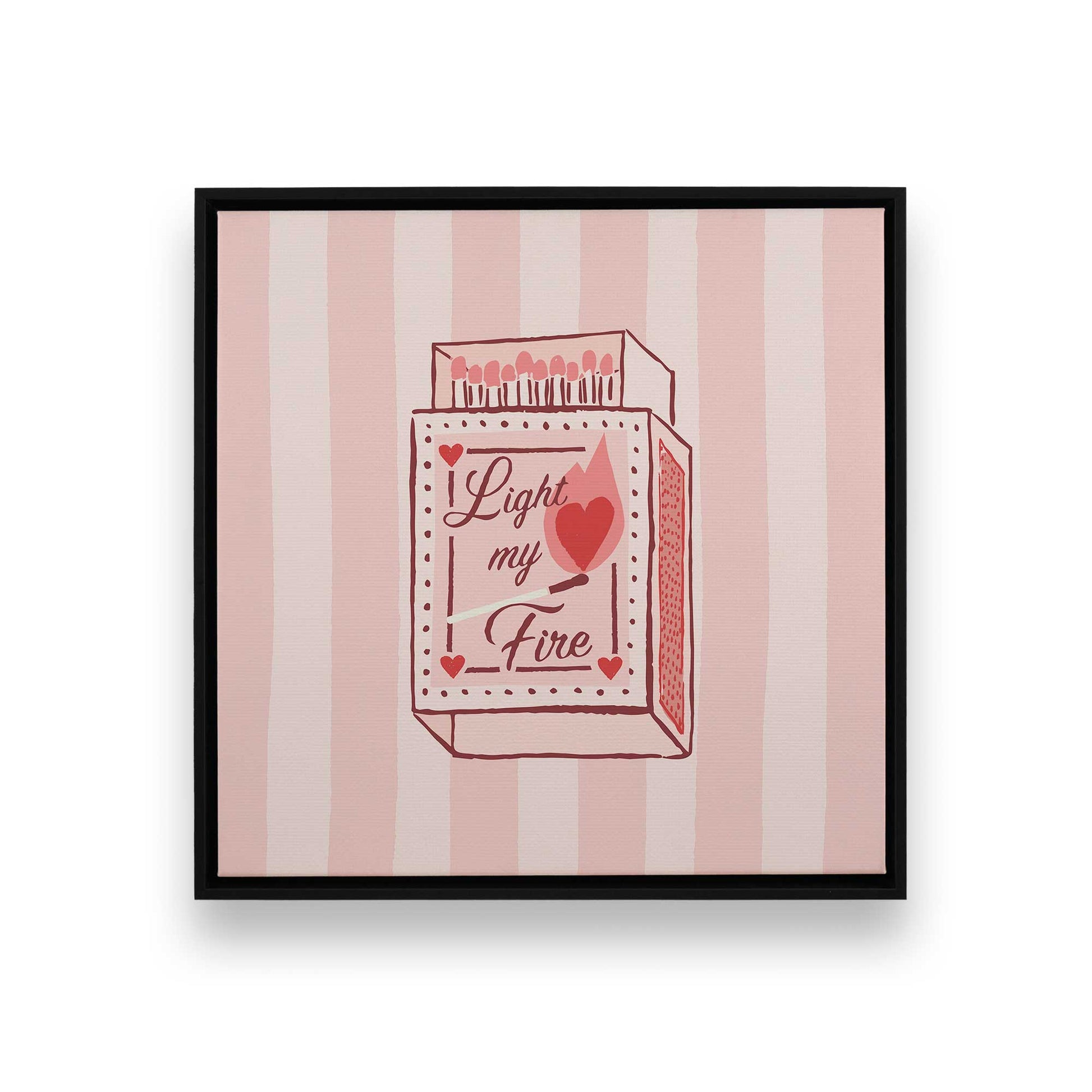 [Color:Satin Black], Picture of art in a Satin Black frame