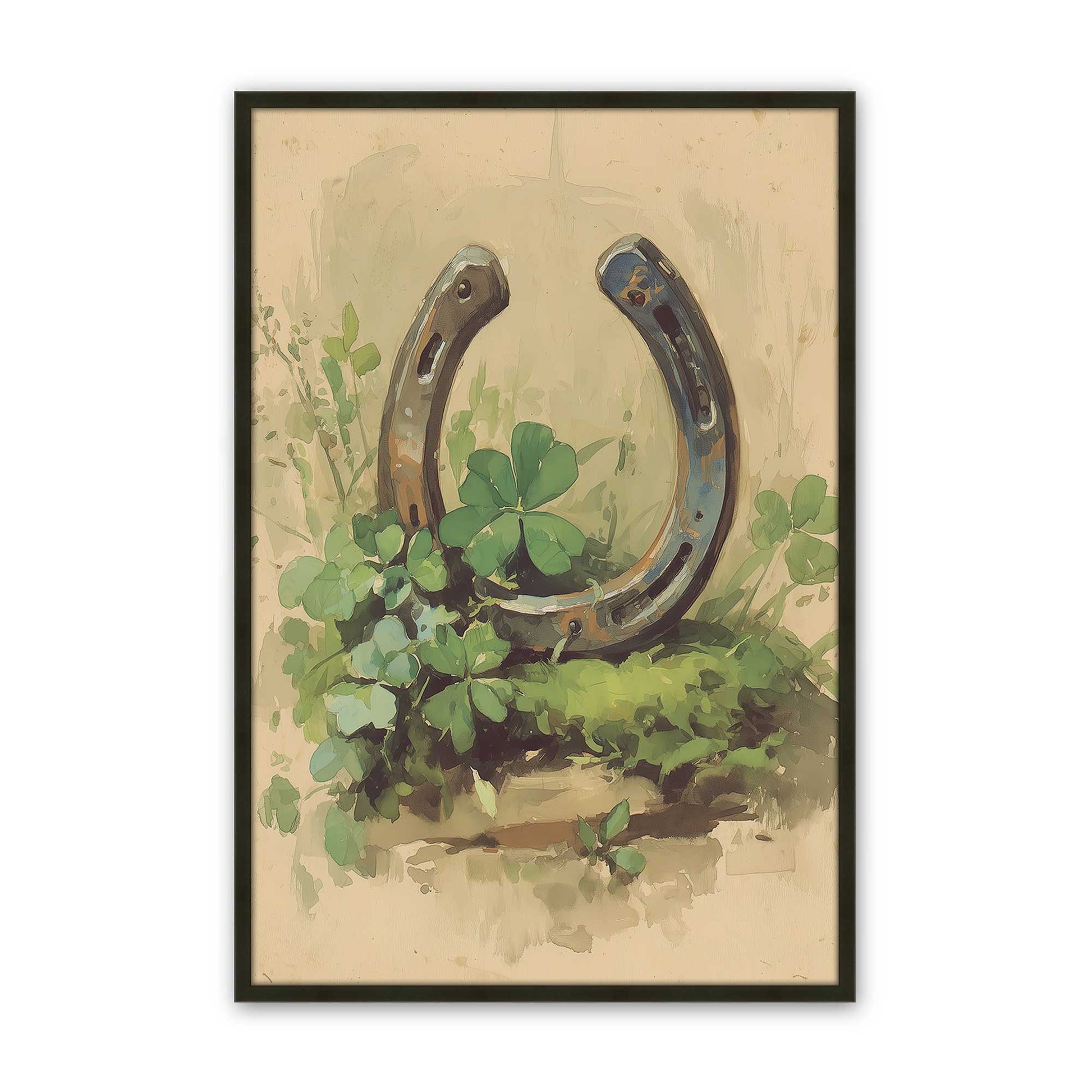 [Color:Satin Black], Picture of art in a Satin Black frame