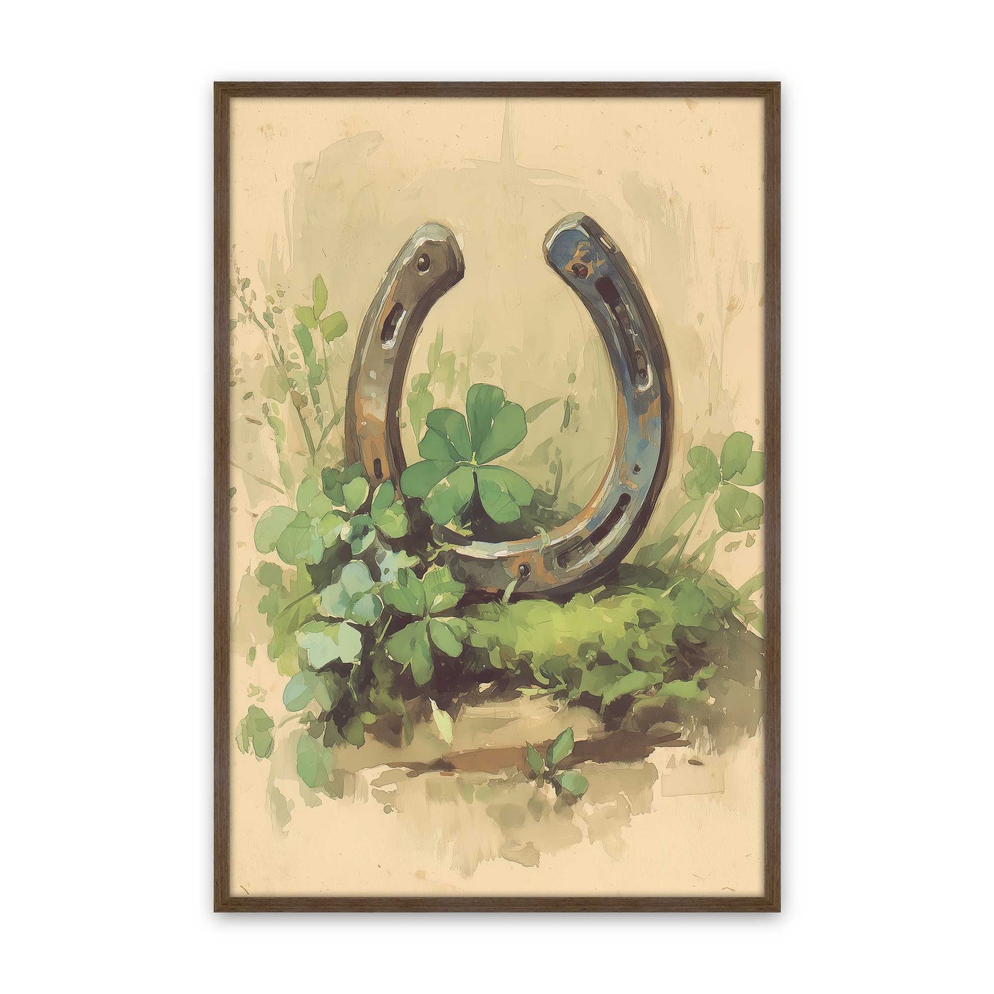 [Color:Walnut], Picture of art in a Walnut frame