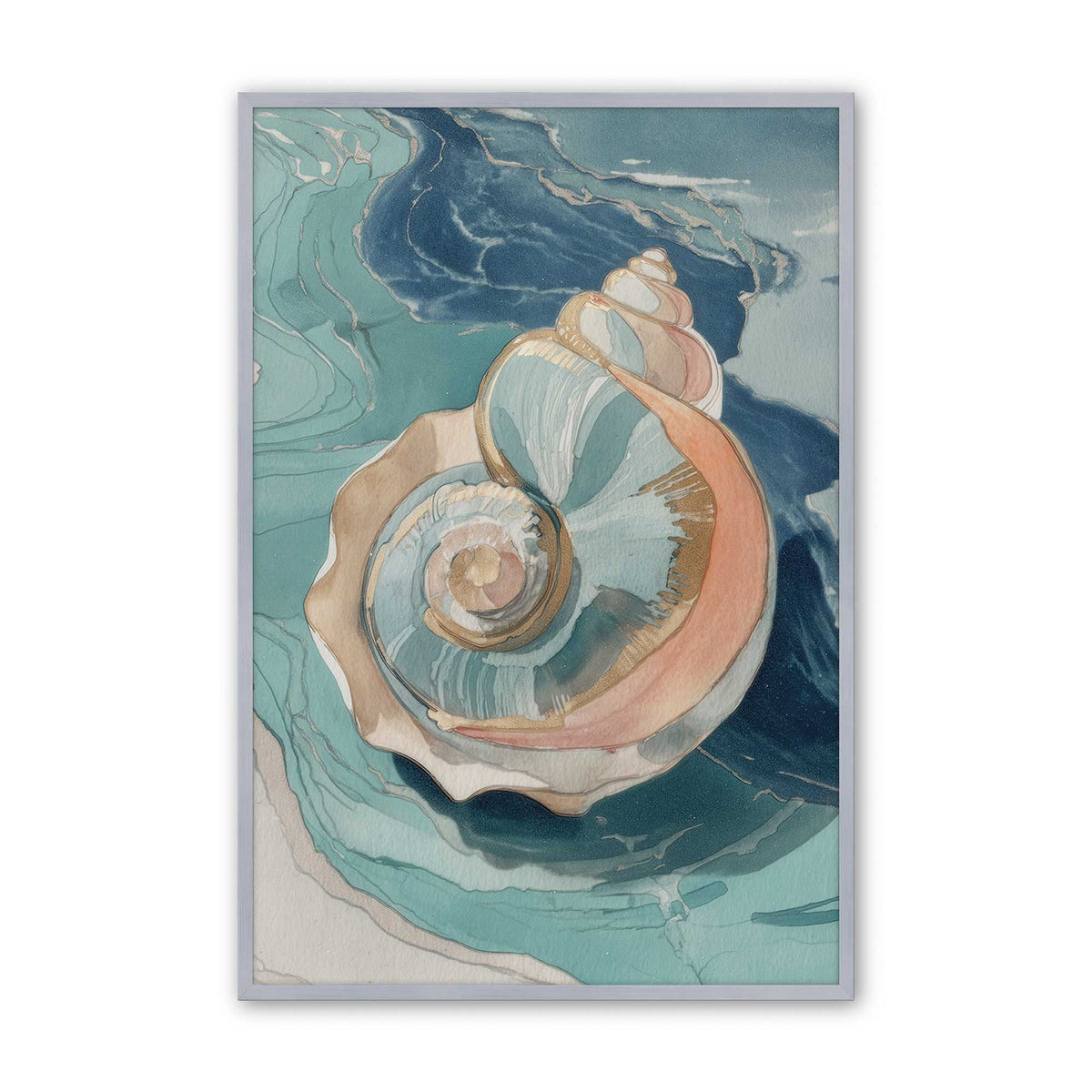 [Color:Polished Chrome], Picture of art in a Polished Chrome frame