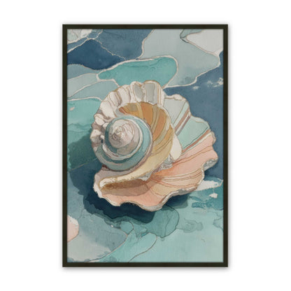 [Color:Satin Black], Picture of art in a Satin Black frame