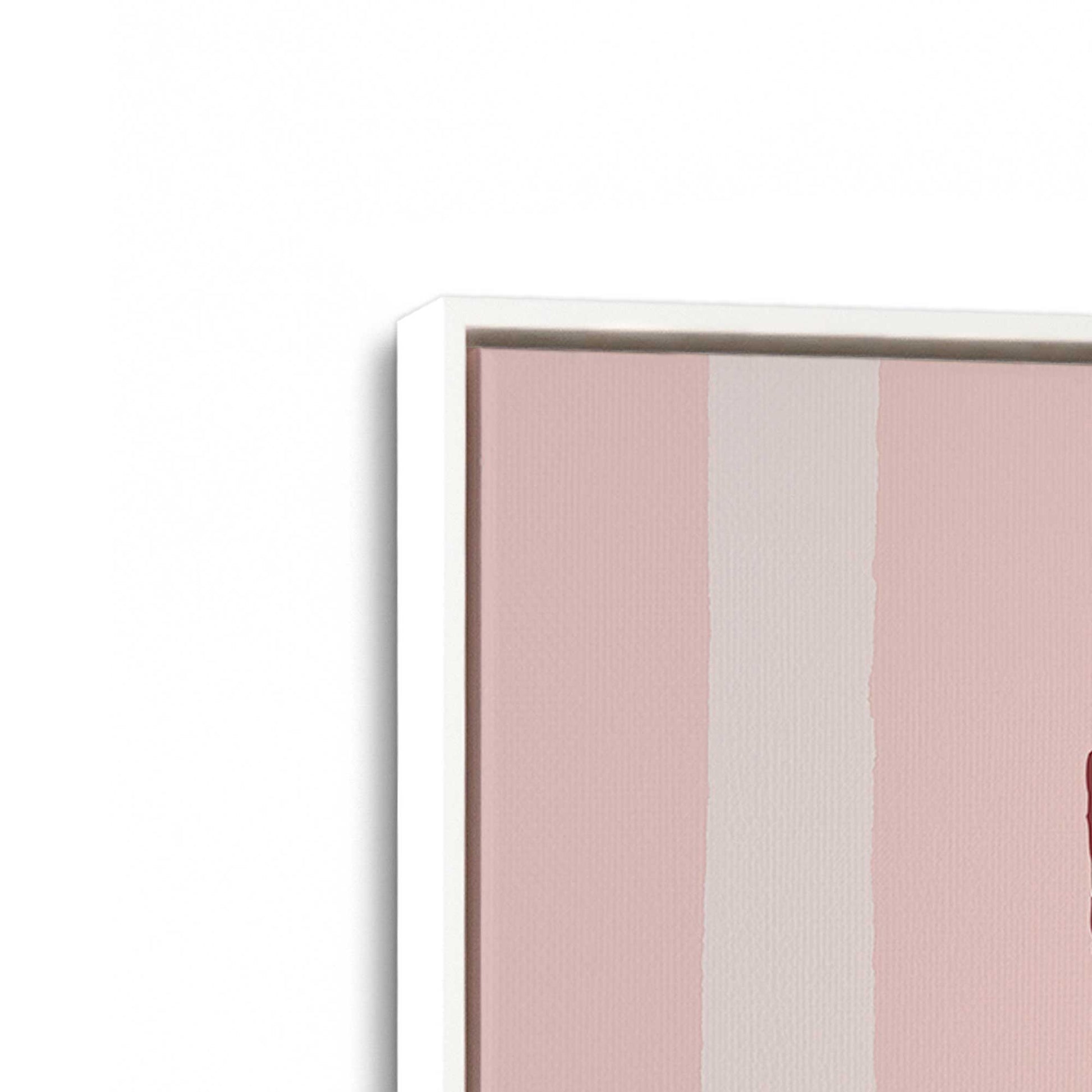 [Color:Opaque White], Picture of art in a White frame at an angle