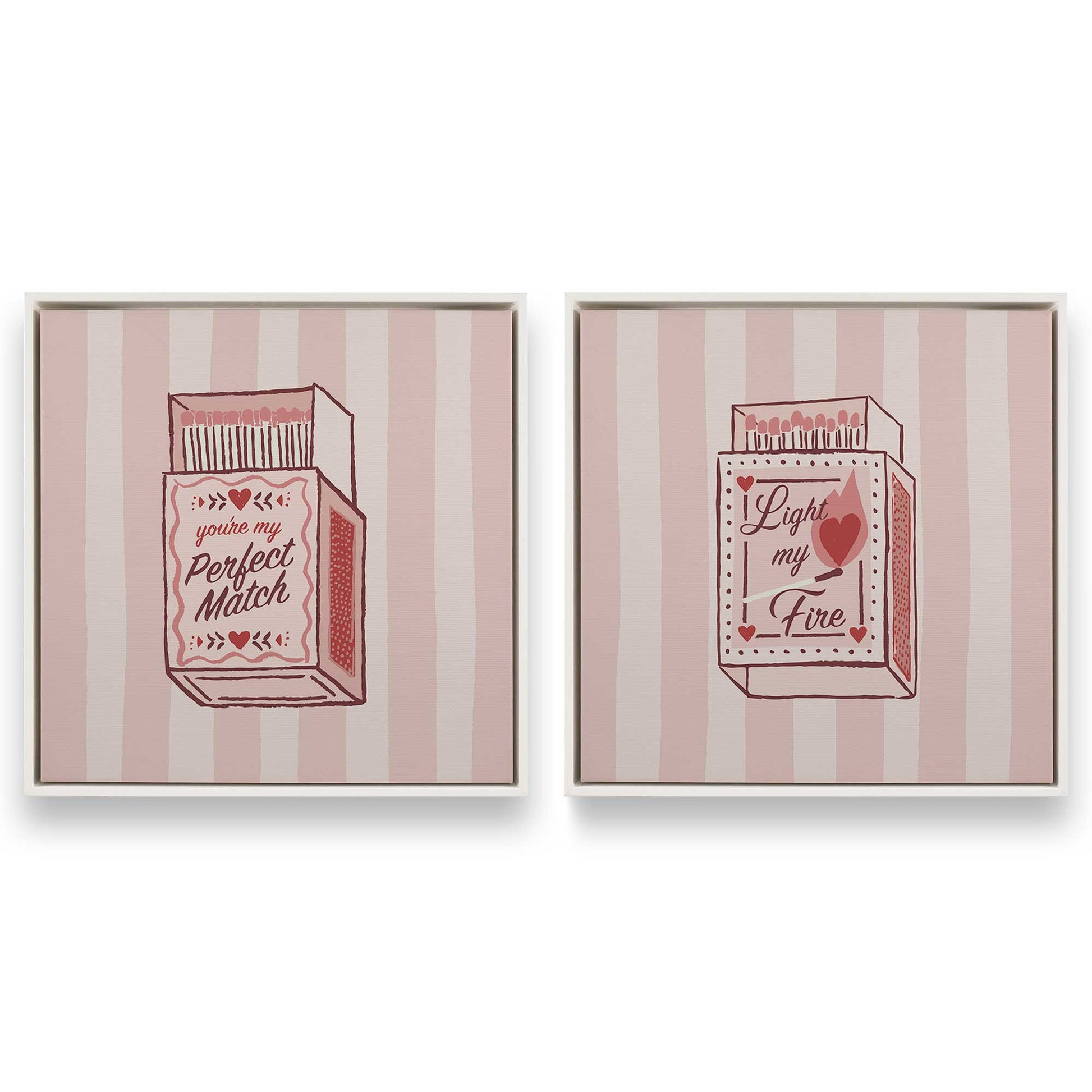 [Color:Opaque White], Picture of art in a White frame