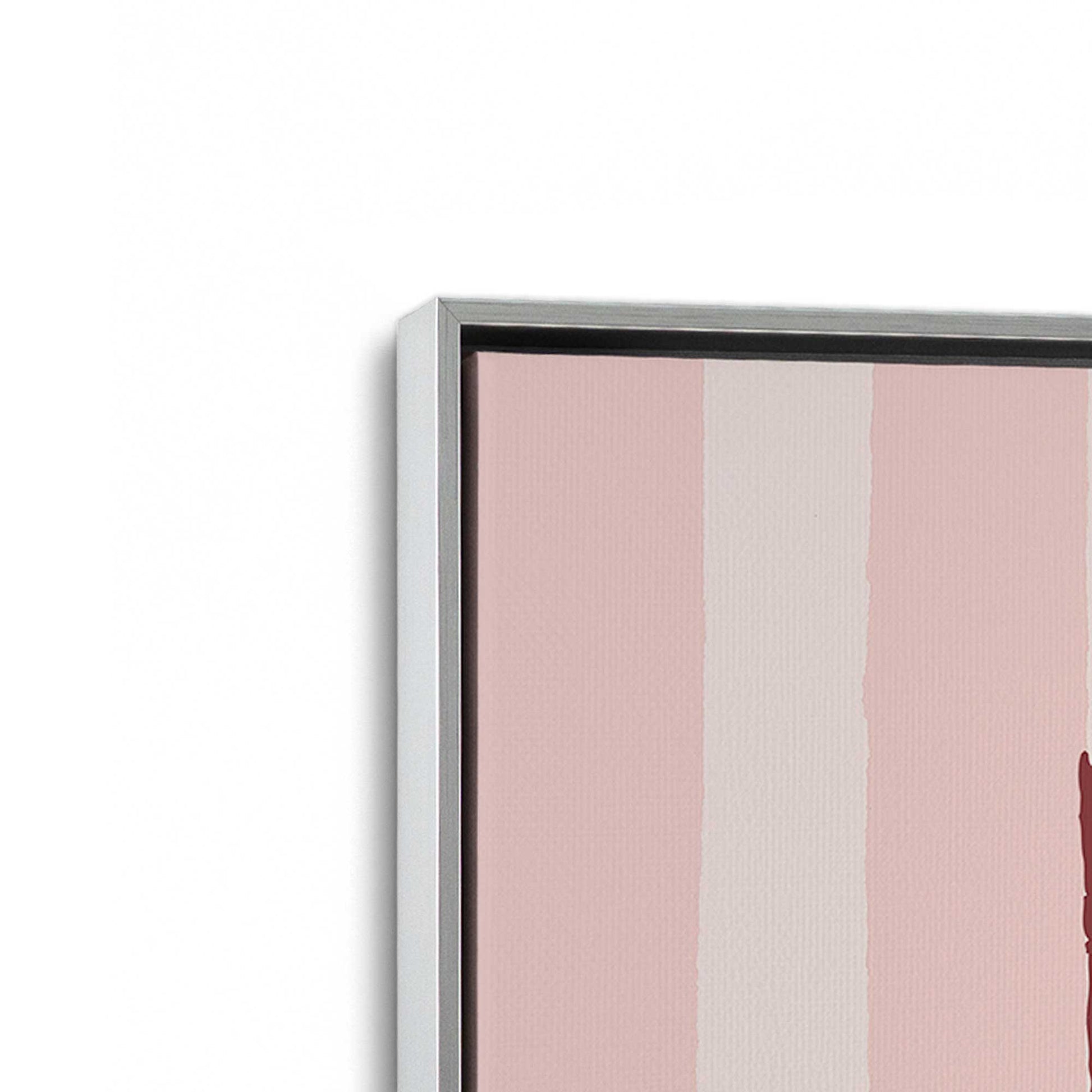 [Color:Polished Chrome], Picture of art in a Polished Chrome frame at an angle