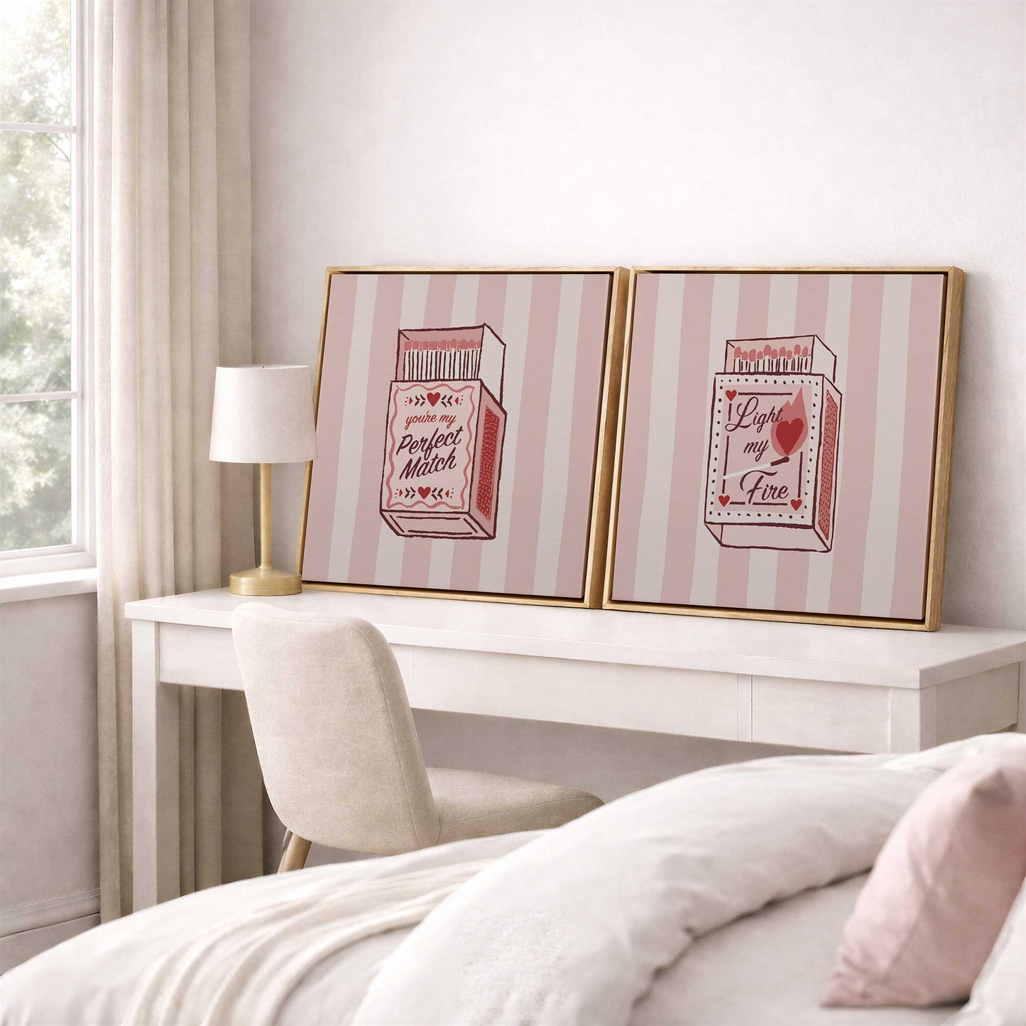 [Color:American Maple], Picture of art in an American Maple frame