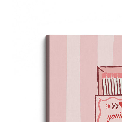 [Color:Stretched Canvas], Picture of art at an angle