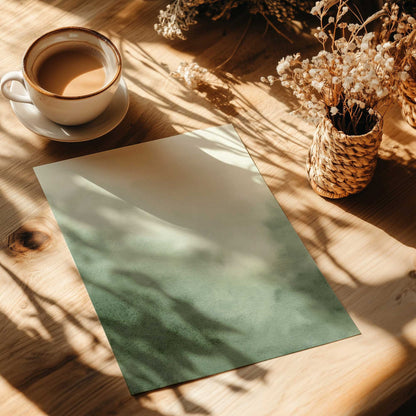 Green Dream Abstract II Art Print