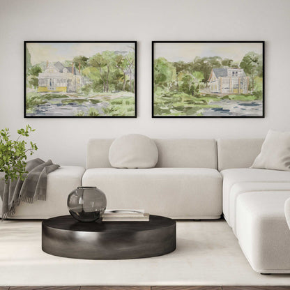 [Color:Satin Black], Picture of art in a Satin Black frame