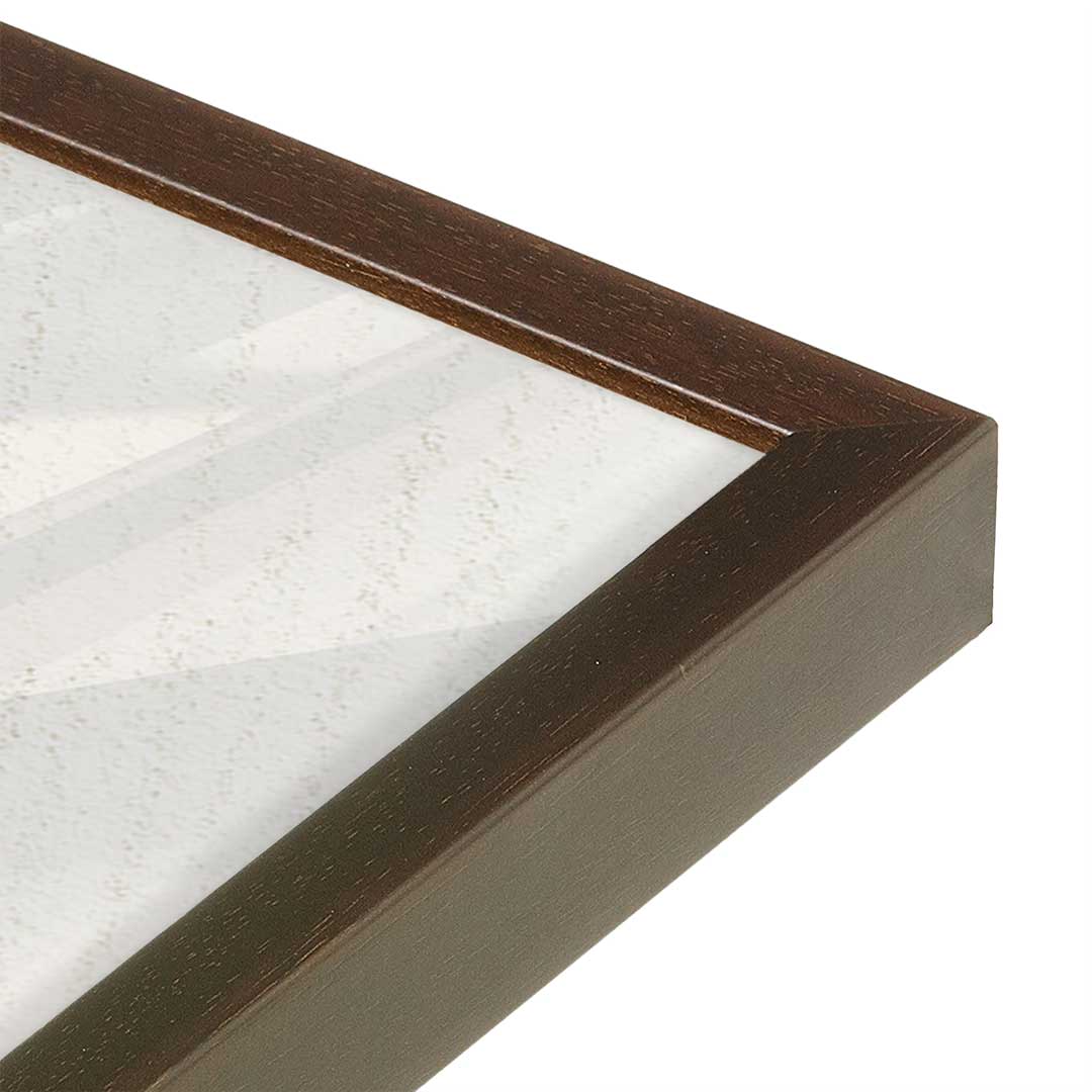 [Color:Belvinder Brown], Picture of art in a Belvinder Brown frame of the corner