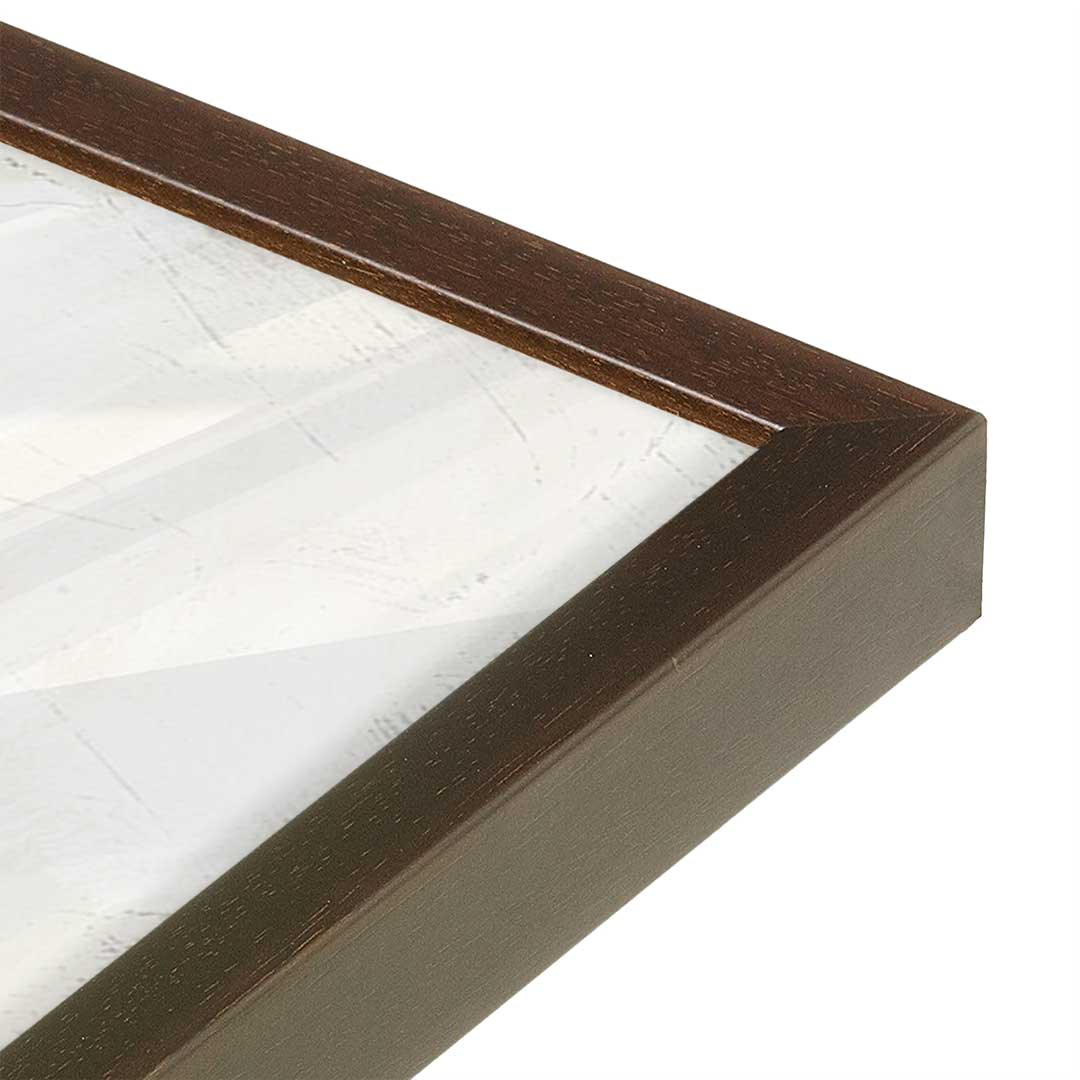 [Color:Belvinder Brown], Picture of art in a Belvinder Brown frame of the corner