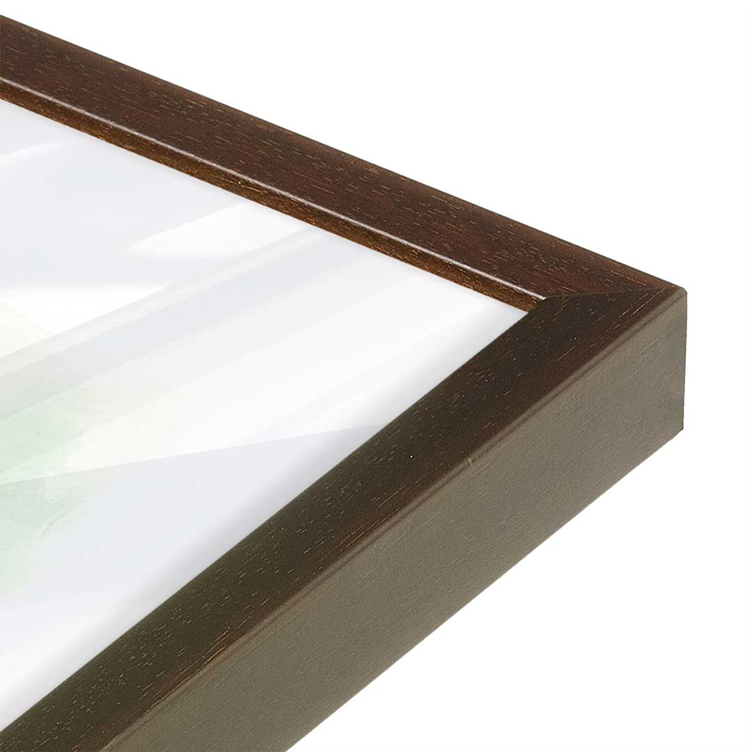 [Color:Belvinder Brown], Picture of art in a Belvinder Brown frame of the corner
