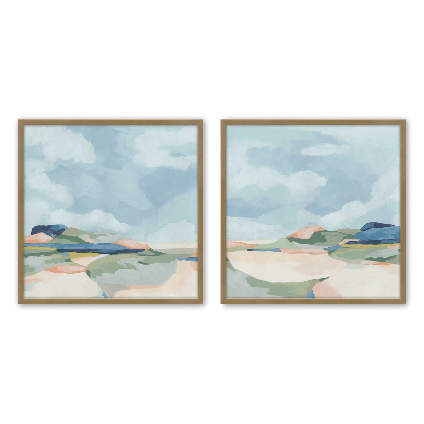 [Color:Brushed Gold], Picture of art in a Brushed Gold frame