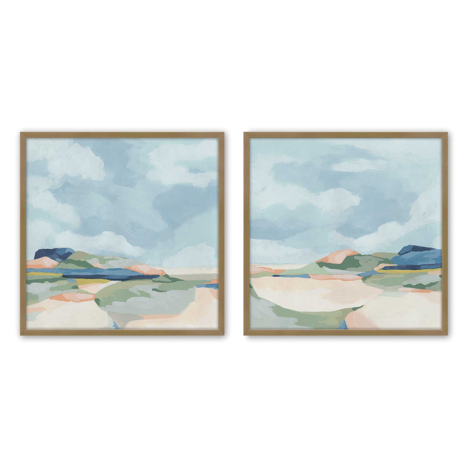 [Color:Brushed Gold], Picture of art in a Brushed Gold frame