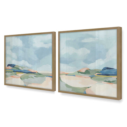 [Color:Brushed Gold], Picture of art in a Brushed Gold frame of the corner