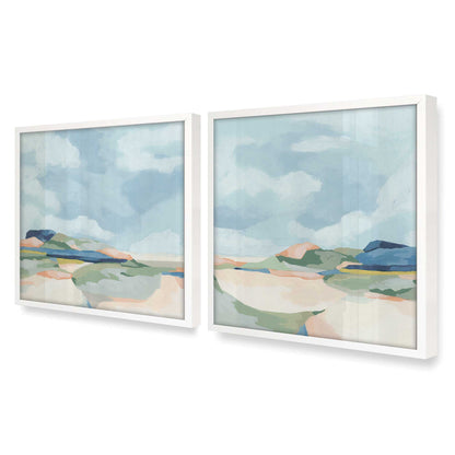 [Color:Opaque White], Picture of art in a Opaque White frame at an angle