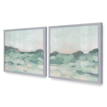 [Color:Polished Chrome], Picture of art in a Polished Chrome frame of the corner