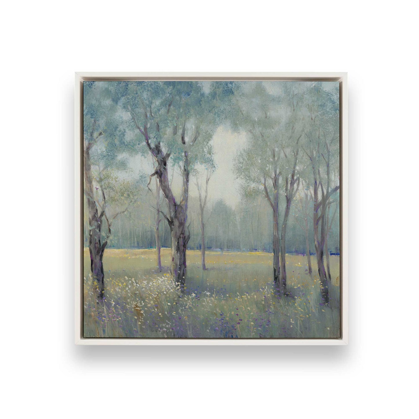 [Color:Opaque White], Picture of art in a White frame