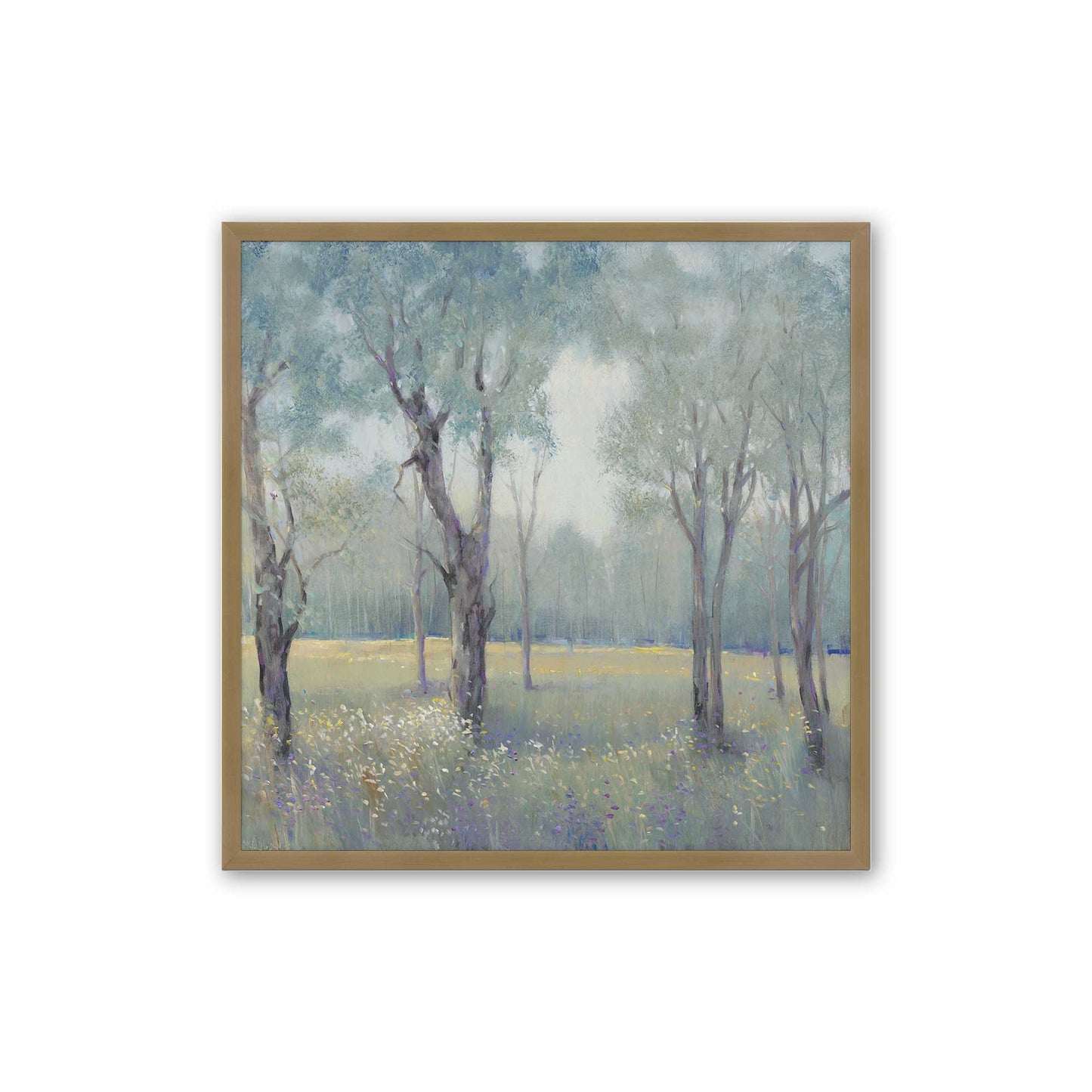 [Color:Brushed Gold], Picture of art in a Brushed Gold frame