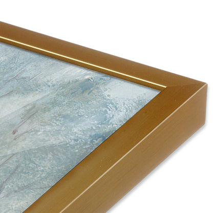 [Color:Polished Gold], Picture of art in a Polished Gold frame of the corner