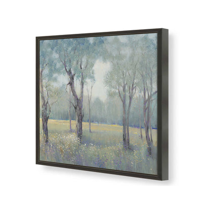 [Color:Satin Black], Picture of art in a Satin Black frame at an angle