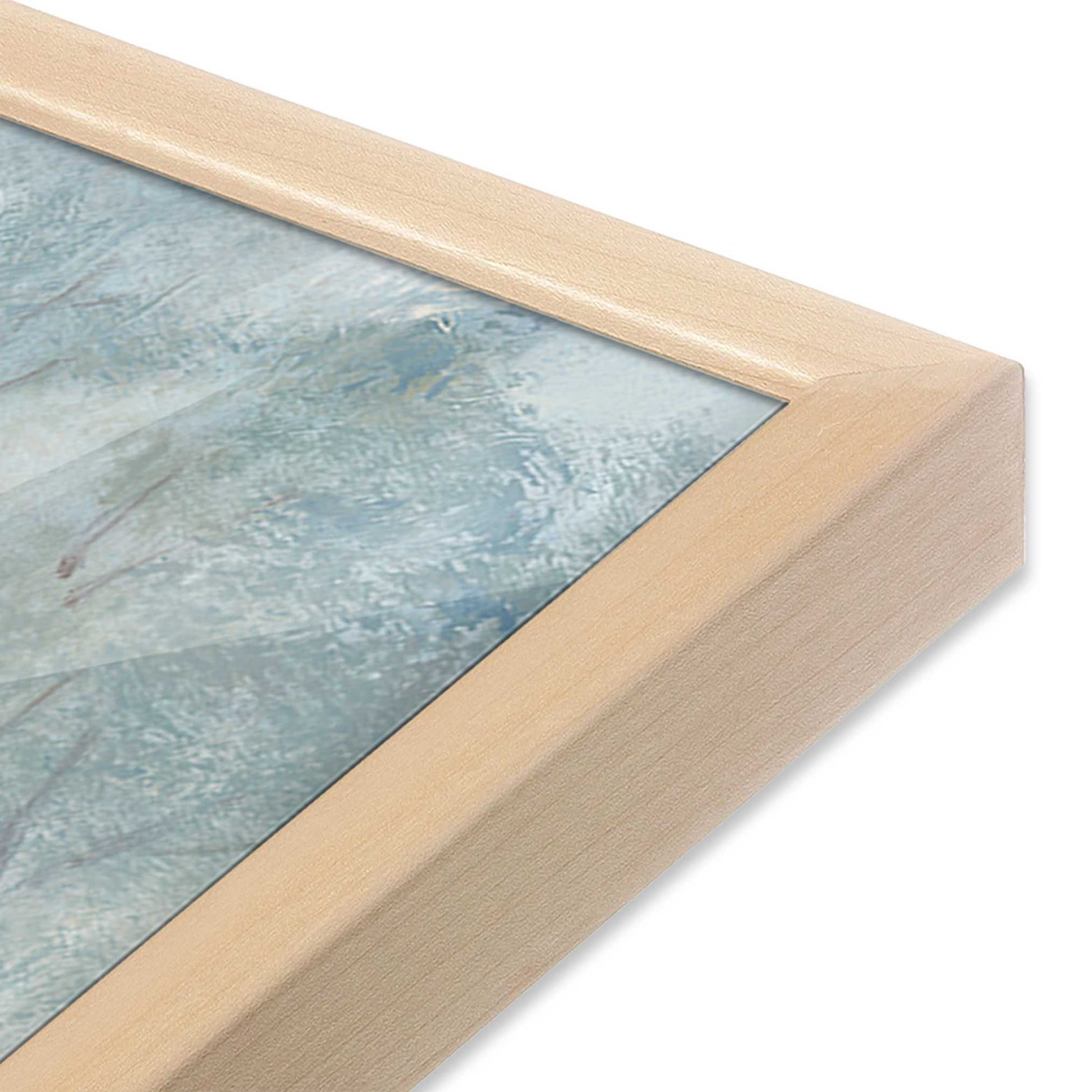 [Color:Raw Maple], Picture of art in a Raw Maple frame of the corner