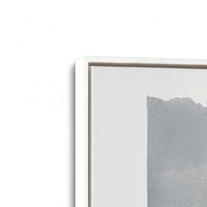 [Color:Opaque White], Picture of art in a White frame at an angle