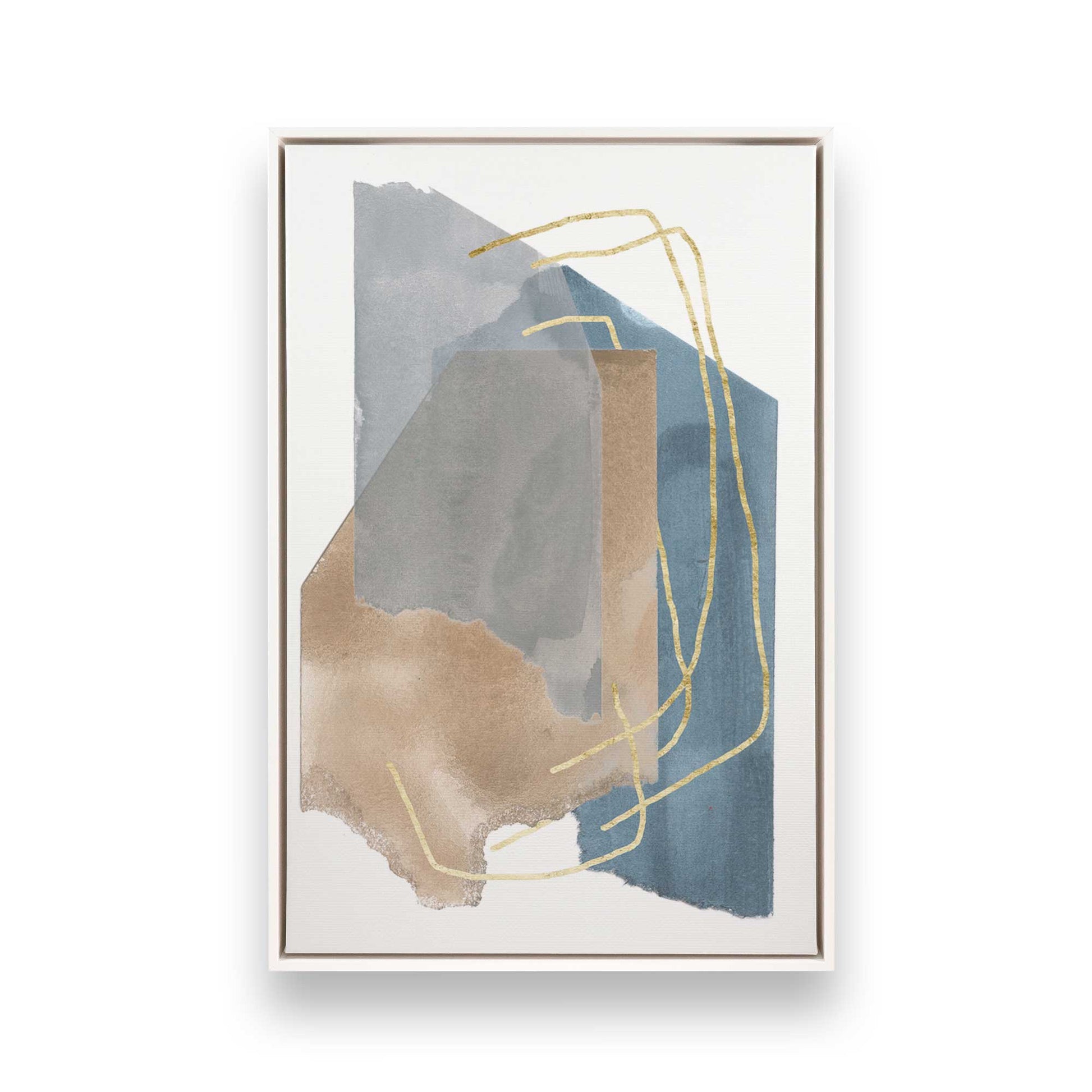 [Color:Opaque White], Picture of art in a White frame