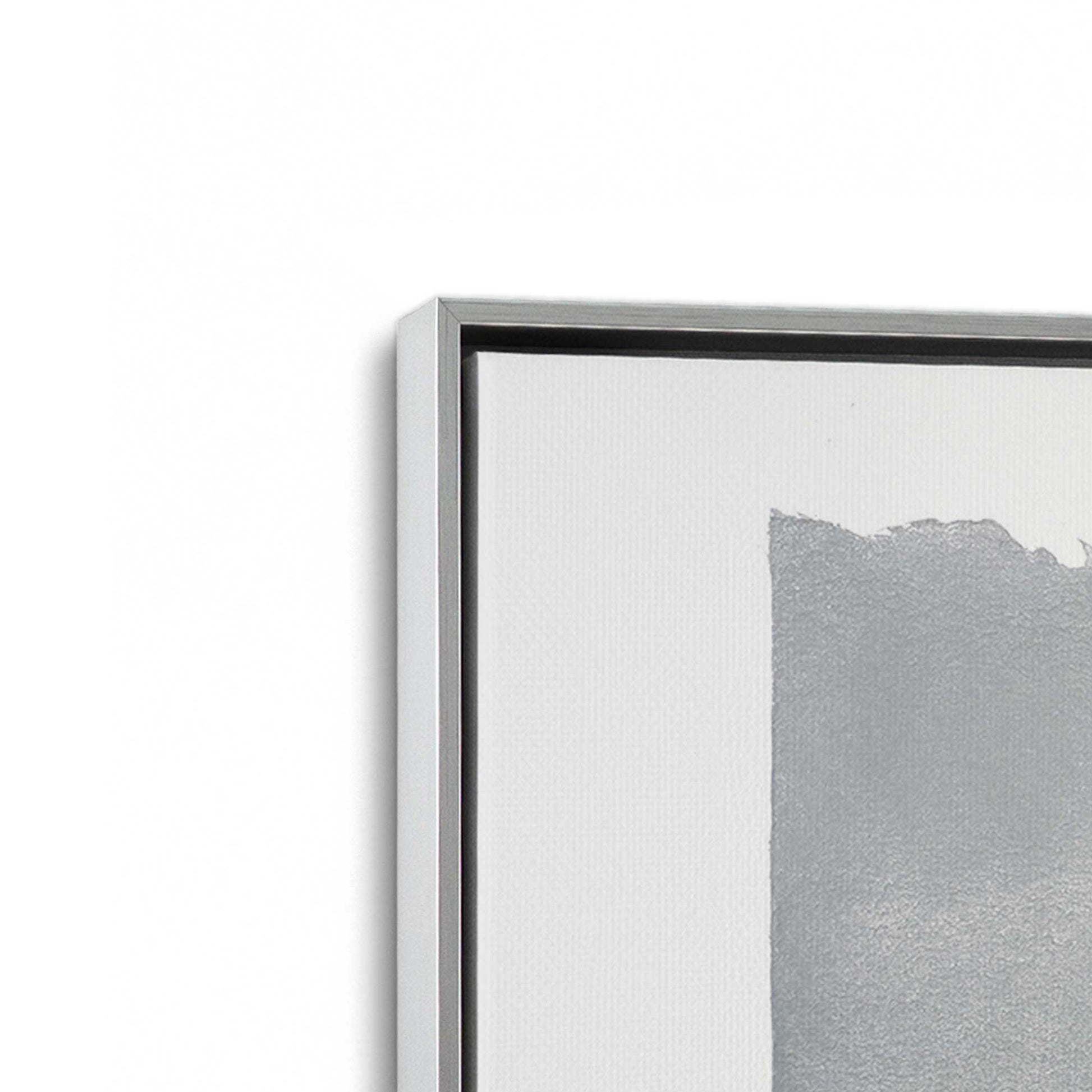 [Color:Polished Chrome], Picture of art in a Polished Chrome frame at an angle