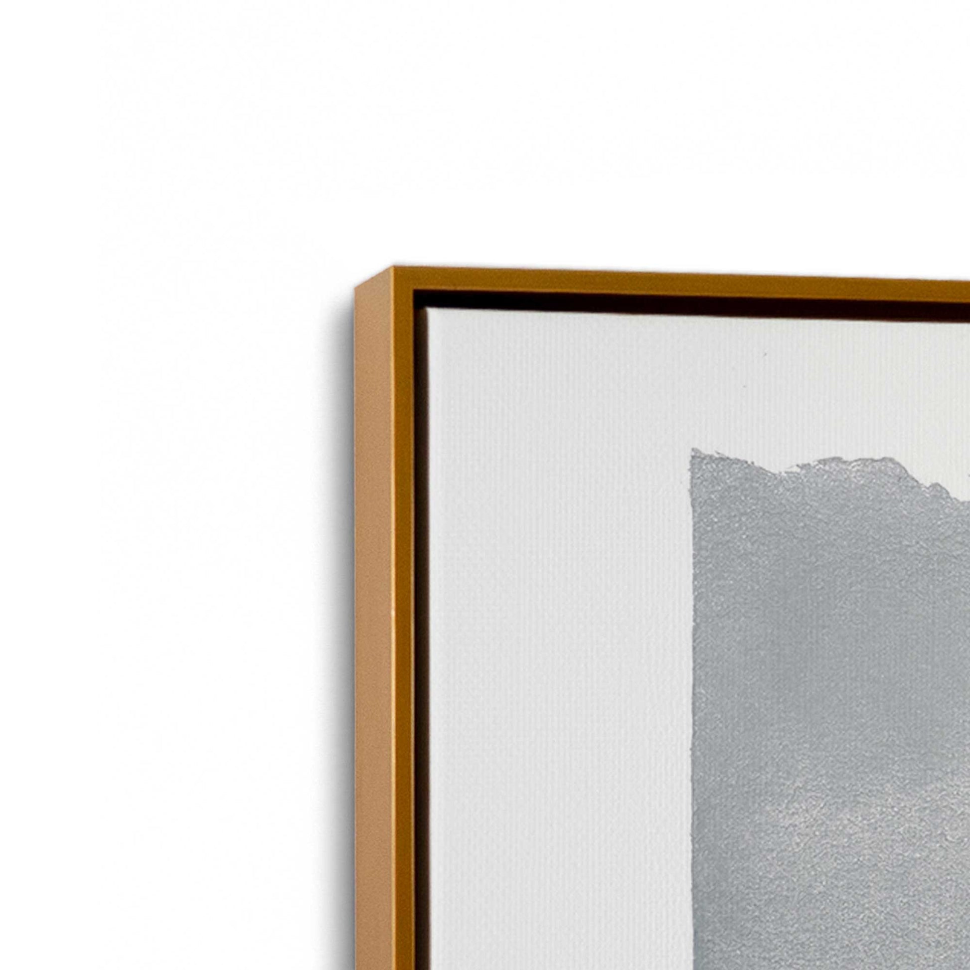 [Color:Polished Gold], Picture of art in a Polished Gold frame at an angle