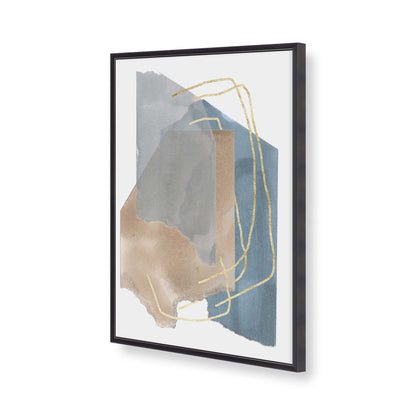 [Color:Weathered Zinc], Picture of art in a Weathered Zinc frame of the corner