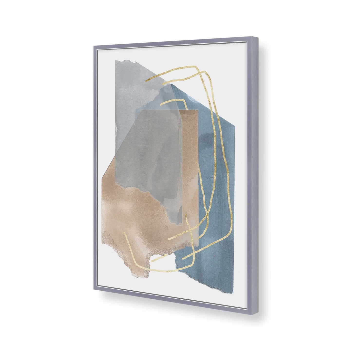 [Color:Polished Chrome], Picture of art in a Polished Chrome frame of the corner