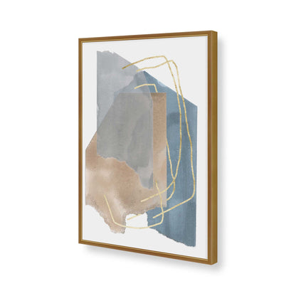 [Color:Polished Gold], Picture of art in a Polished Gold frame of the corner