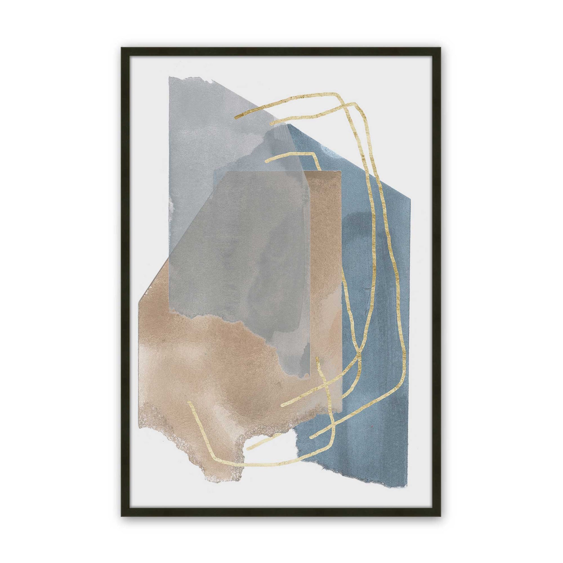 [Color:Satin Black], Picture of art in a Satin Black frame
