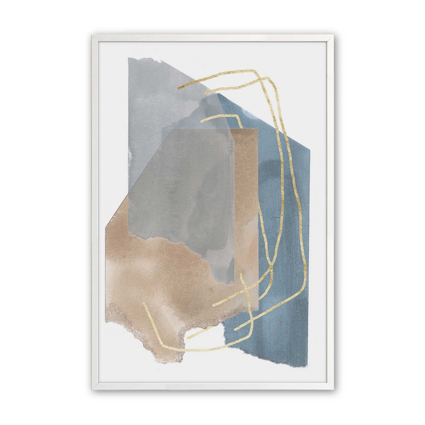 [Color:Opaque White], Picture of art in a Opaque White frame