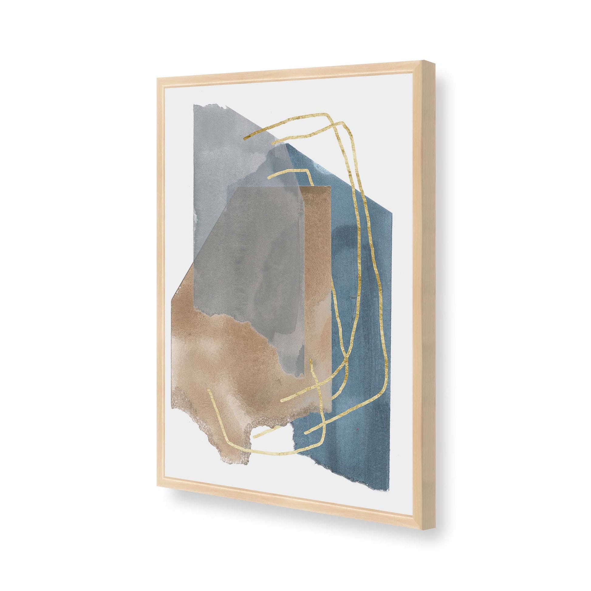 [Color:Raw Maple], Picture of art in a Raw Maple frame of the corner