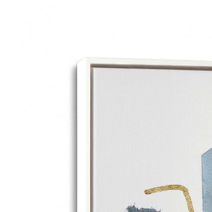[Color:Opaque White], Picture of art in a White frame at an angle