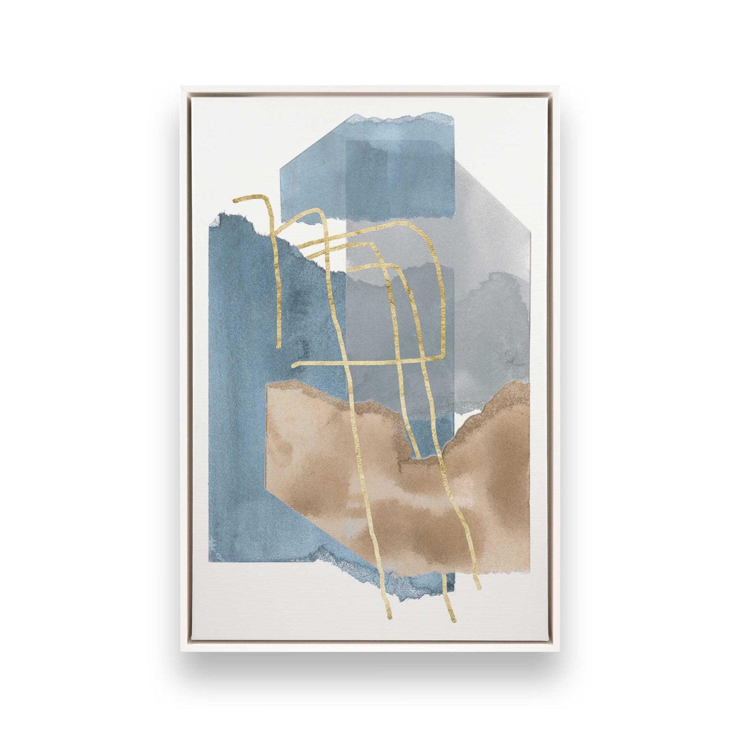 [Color:Opaque White], Picture of art in a White frame
