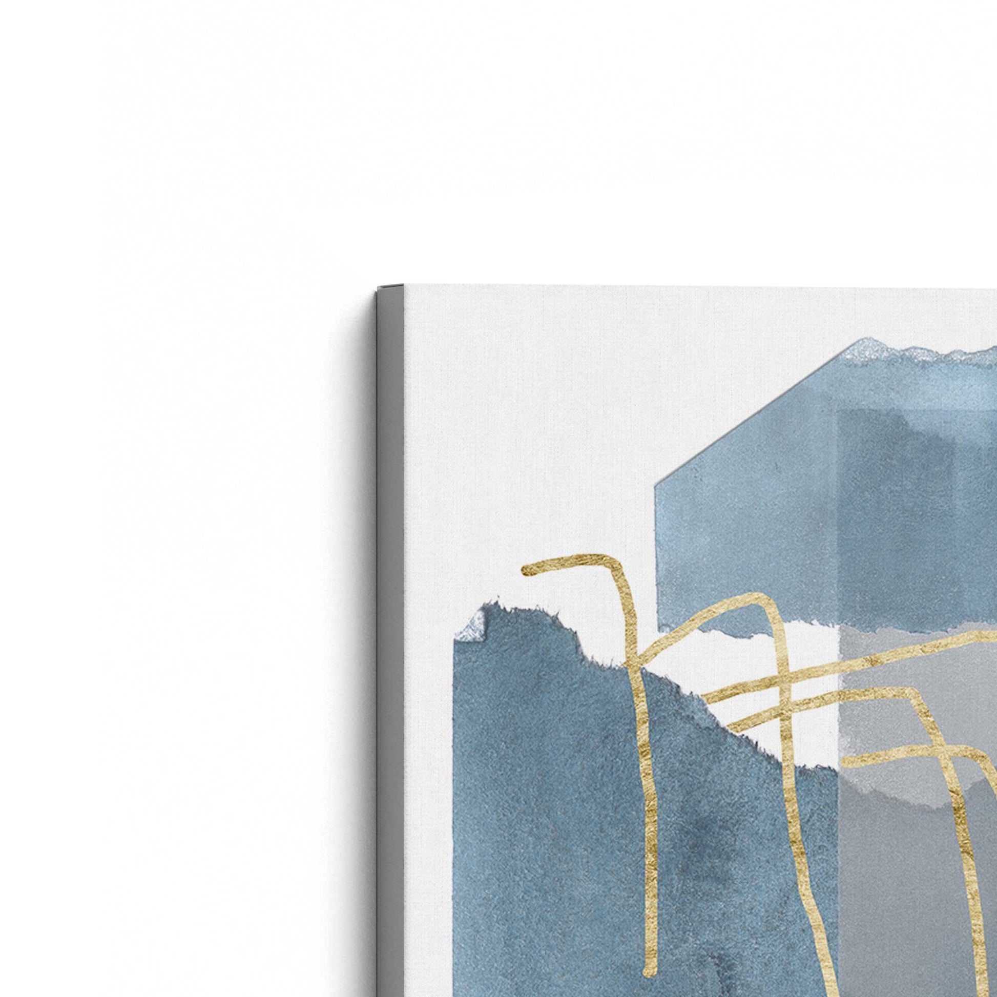 [Color:Stretched Canvas], Picture of the corner of the art