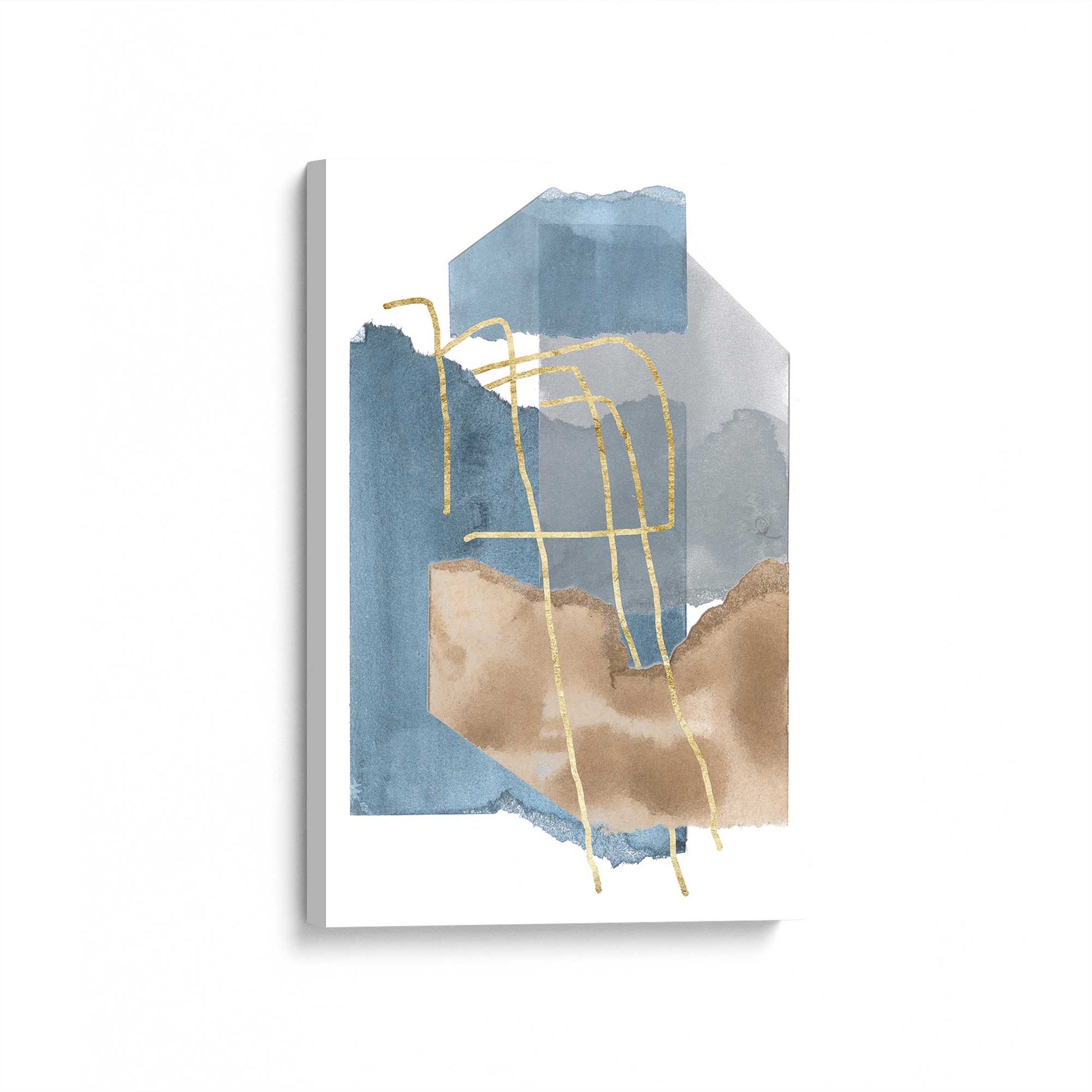 [Color:Stretched Canvas], Picture of art at an angle