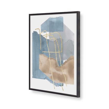 [Color:Weathered Zinc], Picture of art in a Weathered Zinc frame of the corner